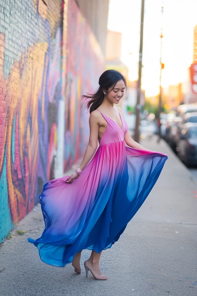 Ombre and Gradient Fashion: Clothing with Color Transitions - photo 5