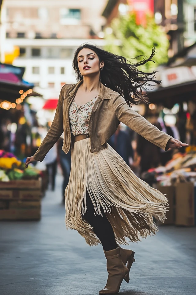 Fringe Fashion: Adding Movement with Textured Details