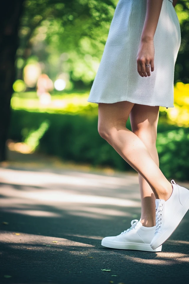 Classic White Sneakers: Versatile Footwear for Everyday Wear
