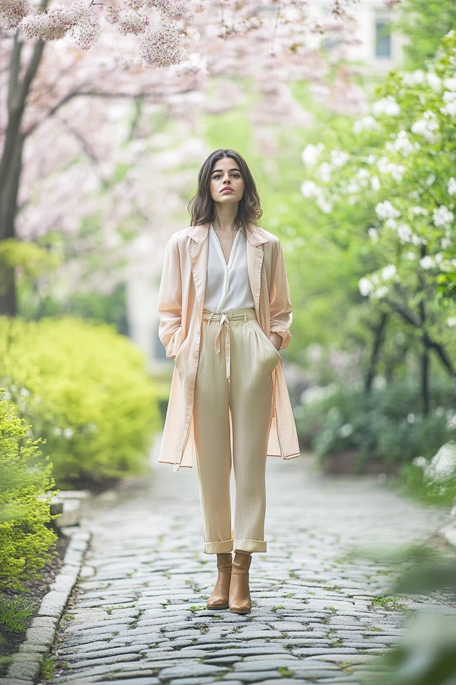 Spring Layering Mastery: Combining Light Fabrics for Unpredictable Weather - photo 5