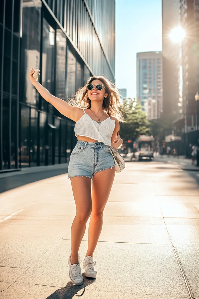 Summer Shorts Styles: Denim, Linen, and High-Waisted Trends