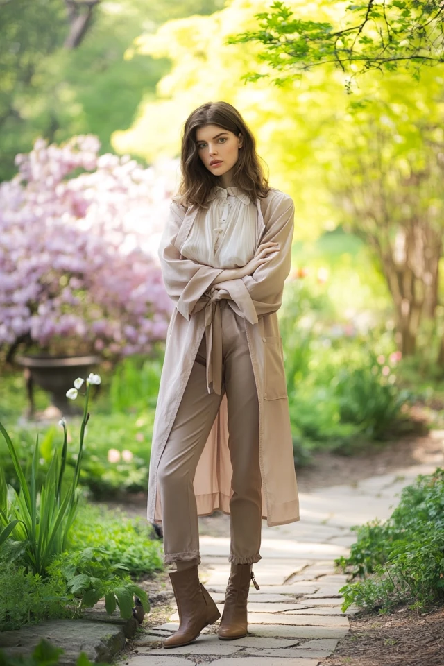 Spring Layering Mastery: Combining Light Fabrics for Unpredictable Weather - photo 6