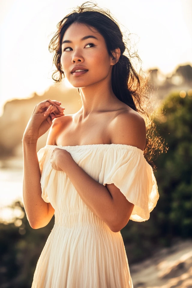 Off-the-Shoulder Styles: Showcasing a Subtle Hint of Skin - photo 4