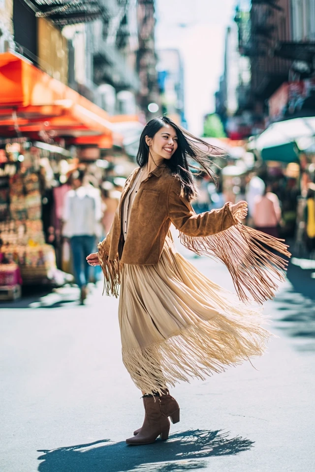 Fringe Fashion: Adding Movement with Textured Details - photo 4