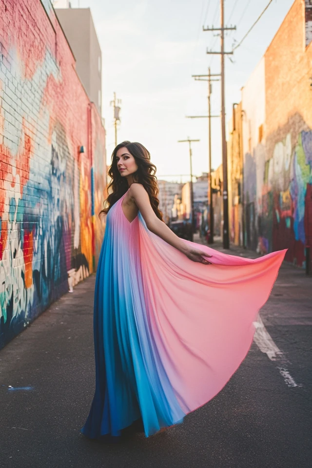Ombre and Gradient Fashion: Clothing with Color Transitions - photo 2