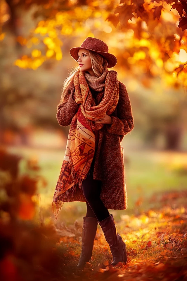 Autumn Accessories: Elevate Your Fall Outfits with Scarves, Hats, and Boots - photo 10