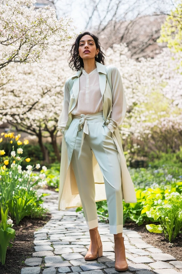 Spring Layering Mastery: Combining Light Fabrics for Unpredictable Weather - photo 10