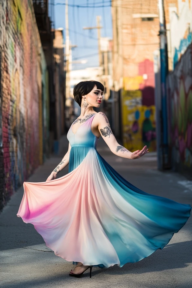 Ombre and Gradient Fashion: Clothing with Color Transitions - photo 10
