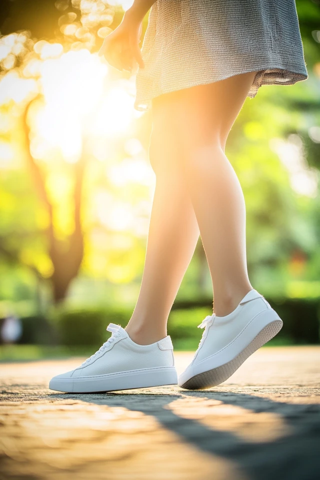 Classic White Sneakers: Versatile Footwear for Everyday Wear - photo 7