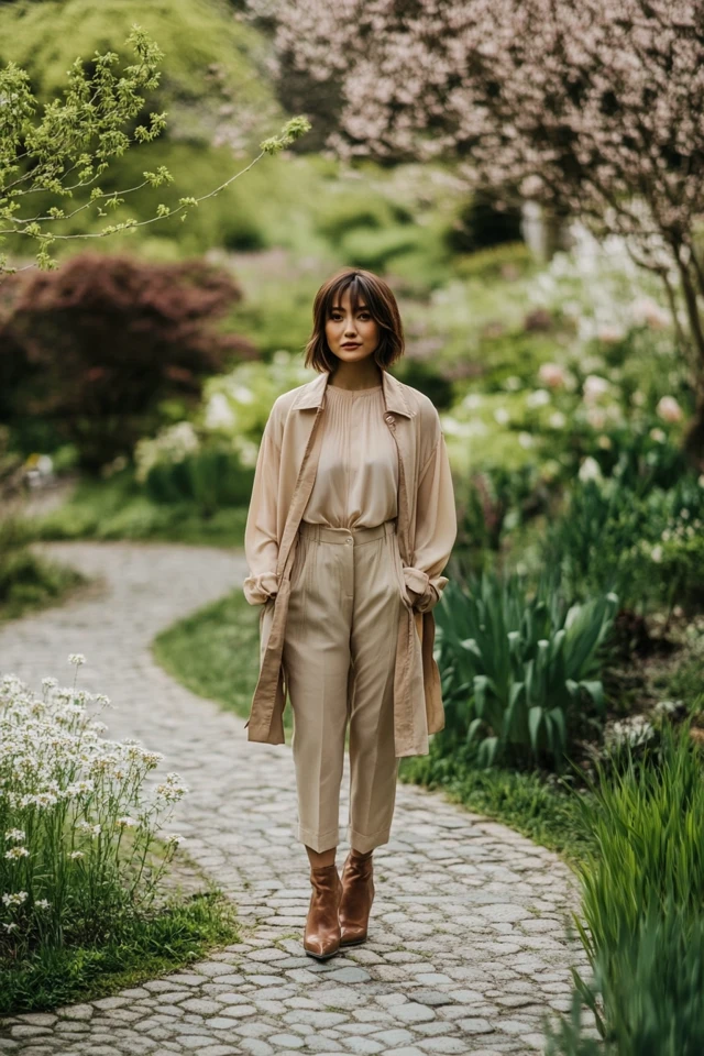 Spring Layering Mastery: Combining Light Fabrics for Unpredictable Weather - photo 11