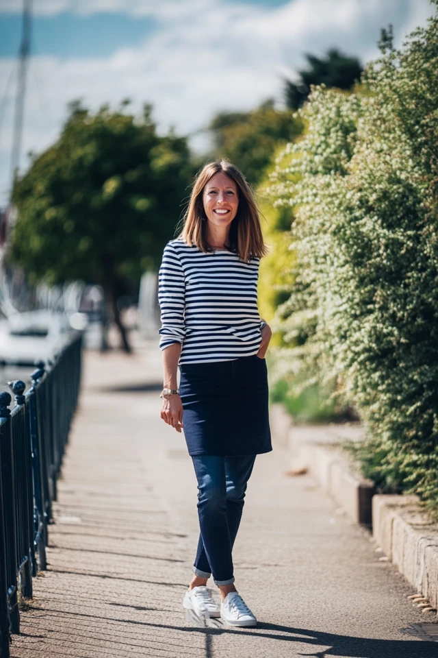 Striped Breton Shirt: The Classic Nautical Staple - photo 9
