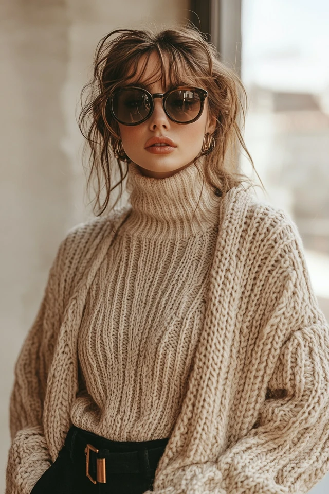 Cozy Knitwear Layering: Fashionable Ways to Stay Warm This Season - photo 12