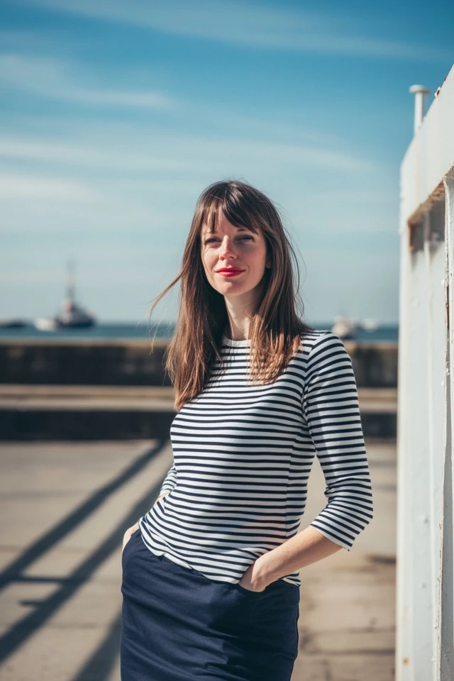 Striped Breton Shirt: The Classic Nautical Staple - photo 8