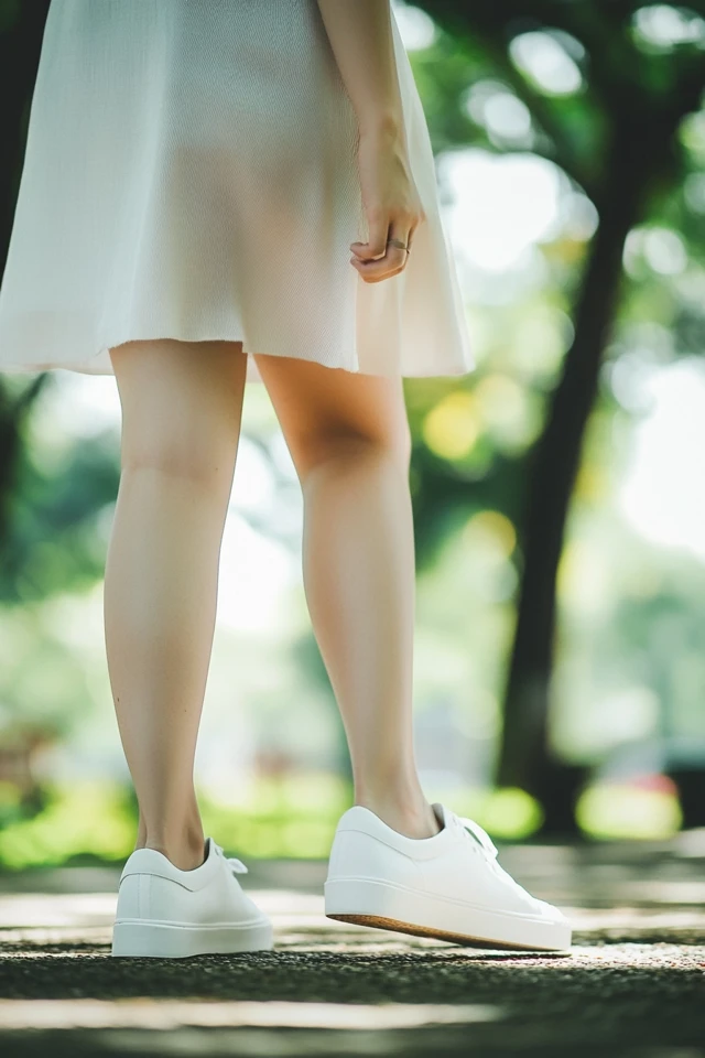 Classic White Sneakers: Versatile Footwear for Everyday Wear - photo 8