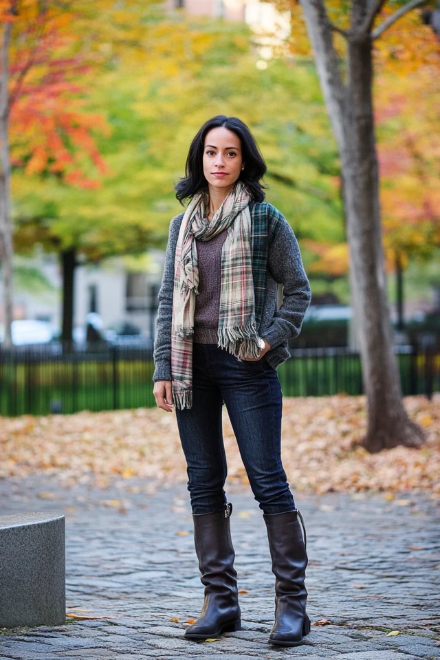 Layering for Fall: How to Combine Textures and Patterns - photo 8
