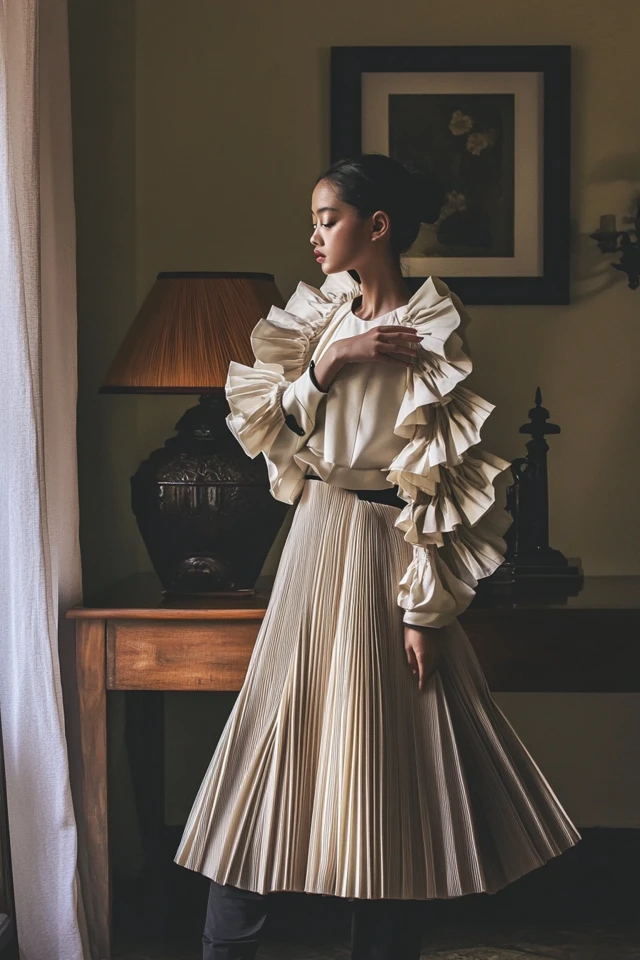 Ruffles and Pleats: Adding Dimension with Fabric Techniques - photo 8