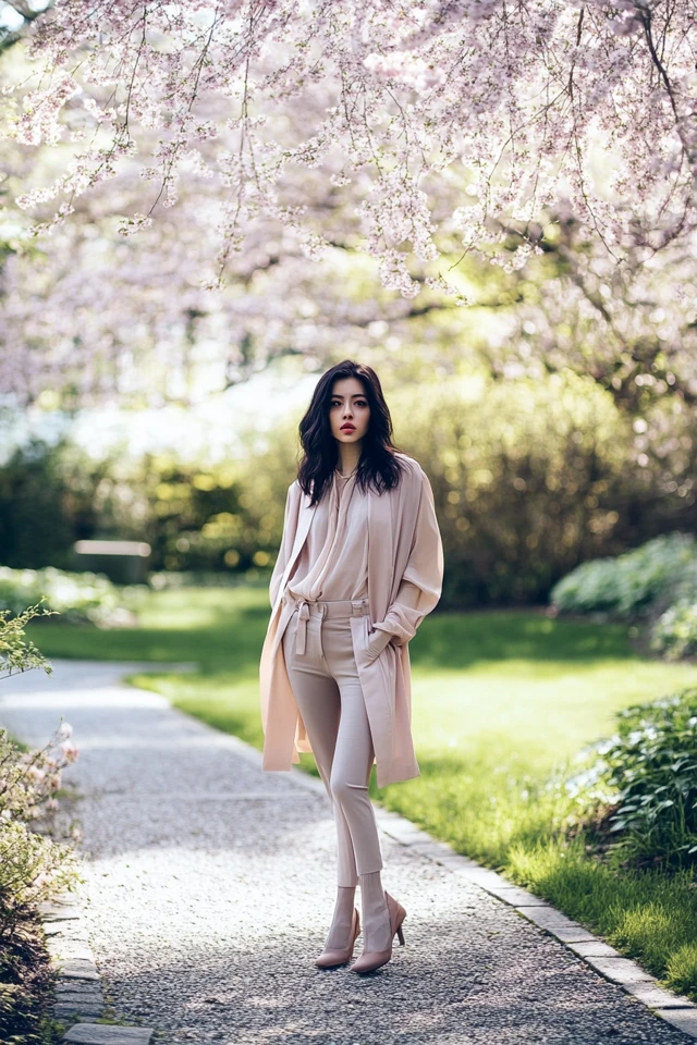 Spring Layering Mastery: Combining Light Fabrics for Unpredictable Weather