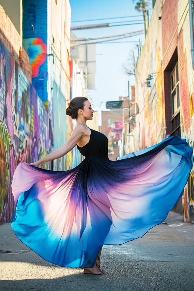 Ombre and Gradient Fashion: Clothing with Color Transitions - photo 11