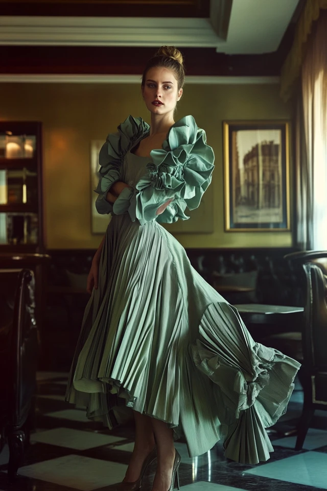 Ruffles and Pleats: Adding Dimension with Fabric Techniques - photo 10