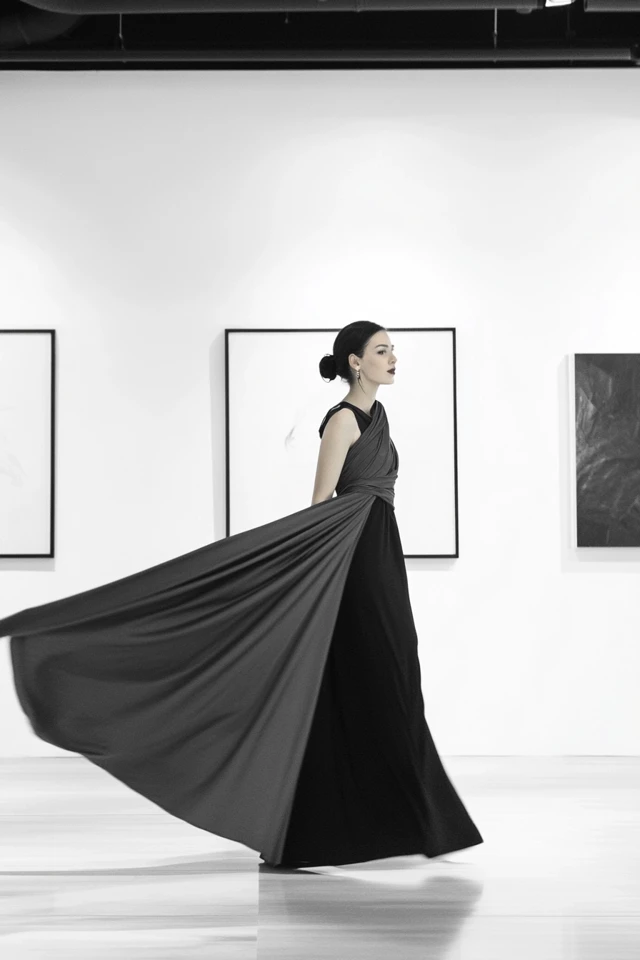 The Art of Draping: Wearing Asymmetrical and Draped Clothing Elegantly - photo 12