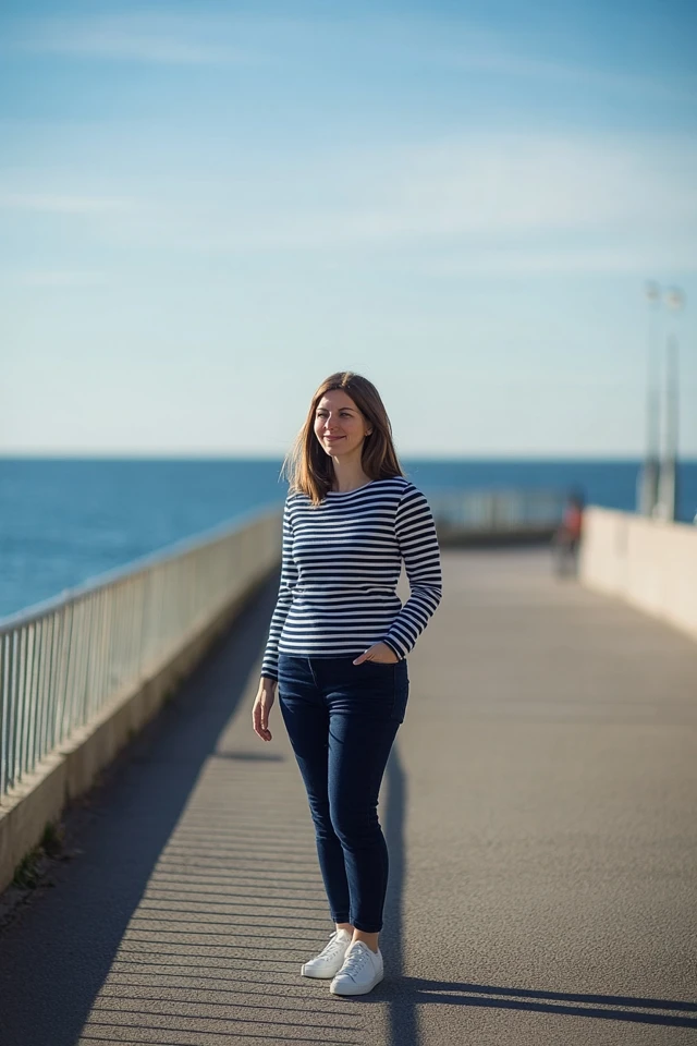 Striped Breton Shirt: The Classic Nautical Staple - photo 12