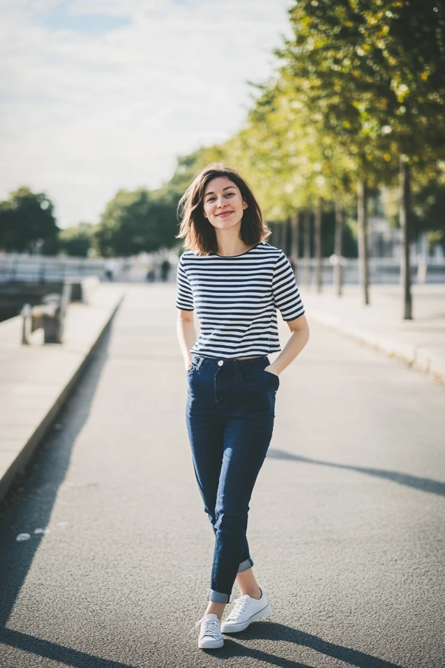 Striped Breton Shirt: The Classic Nautical Staple - photo 11
