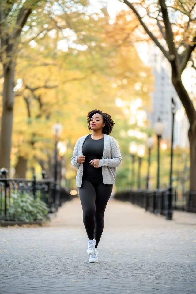 Versatile Black Leggings: From Athleisure to Street Style - photo 11