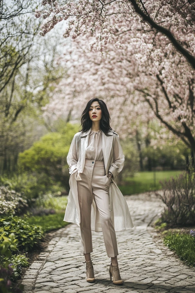 Spring Layering Mastery: Combining Light Fabrics for Unpredictable Weather - photo 3