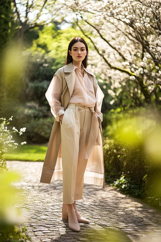 Spring Layering Mastery: Combining Light Fabrics for Unpredictable Weather - photo 4