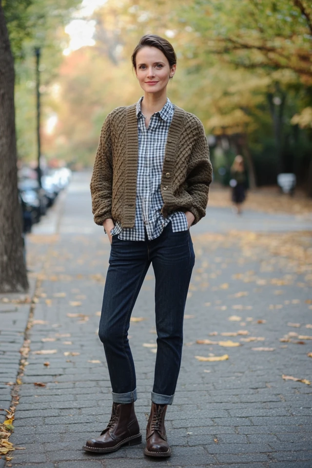 Layering for Fall: How to Combine Textures and Patterns - photo 12
