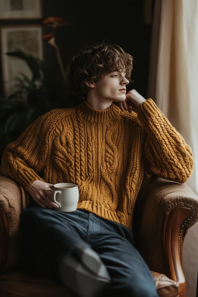The Art of Mixing Warm and Cool Tones in Knitwear - photo 5