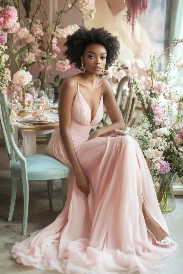 Romantic Pink Dresses for Valentine’s Day Dinners - photo 5
