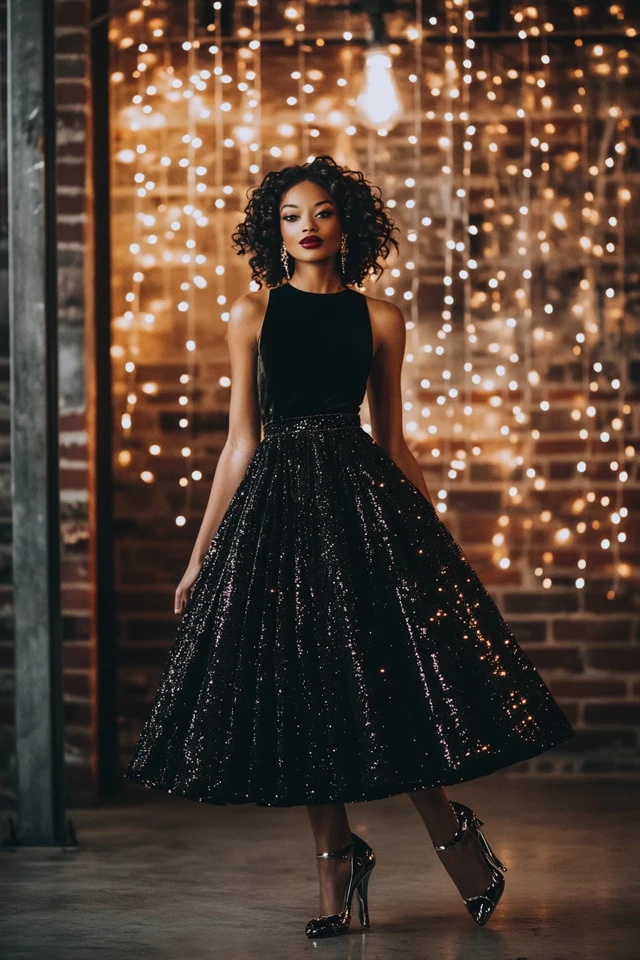 The Best Velvet and Sequins Pairings for Party Dresses - photo 5