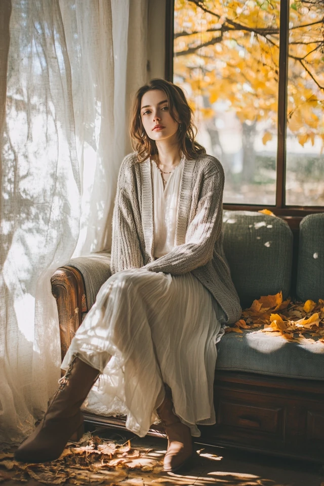 How to Layer Knits with Sheer Fabrics for Unique Looks - photo 5