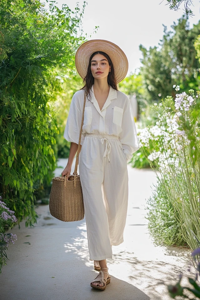 Breezy Linen and Cotton Looks for Spring Wardrobes - photo 5
