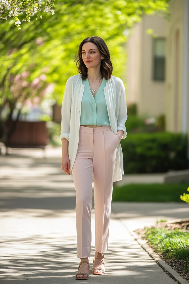 Soft Pastel Layering for Spring Transitional Looks - photo 5