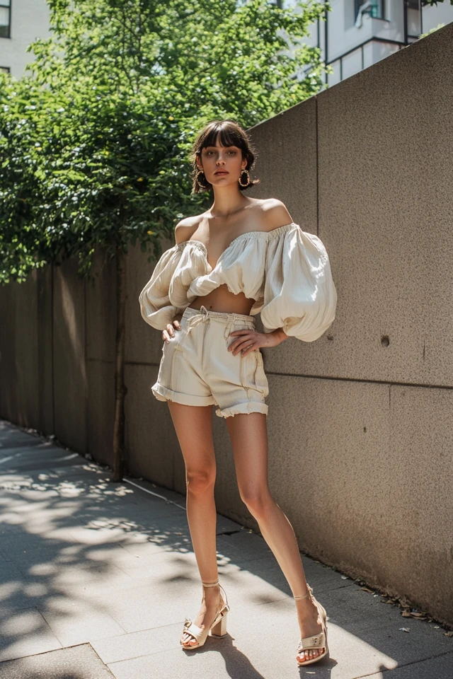 Statement Sleeves in Light Tops for Summer Trends: The Must-Have Look of the Season - photo 5