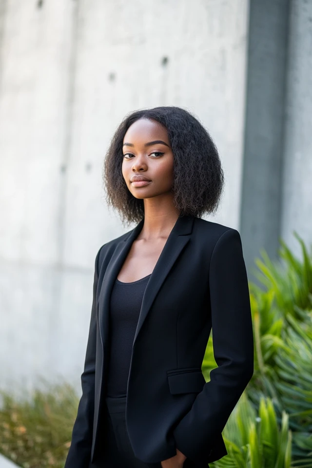 Tailored Black Blazers for Versatile Layering - photo 4