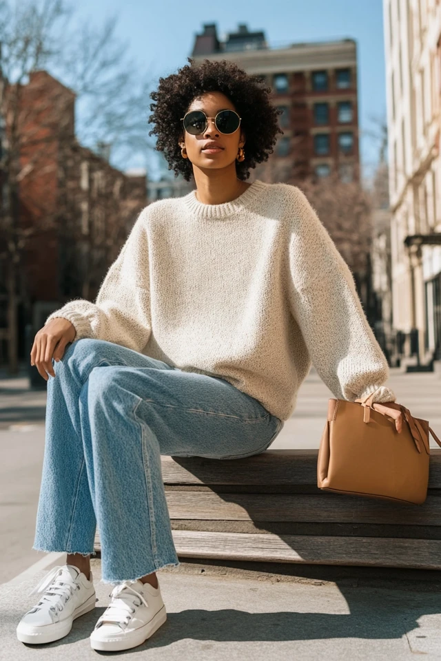 Simple Crew Neck Sweaters for Effortless Style - photo 5