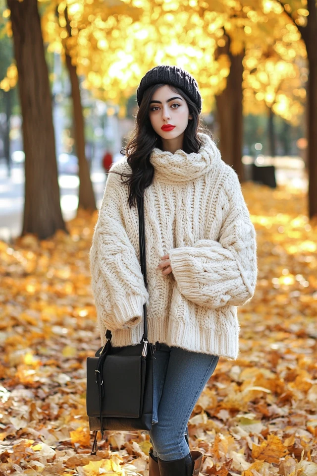 Chunky Knit Sweaters for Crisp Autumn Evenings - photo 5