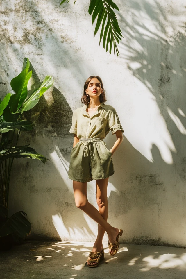 Relaxed Cotton Shorts for Sweltering Summer Heat - photo 5