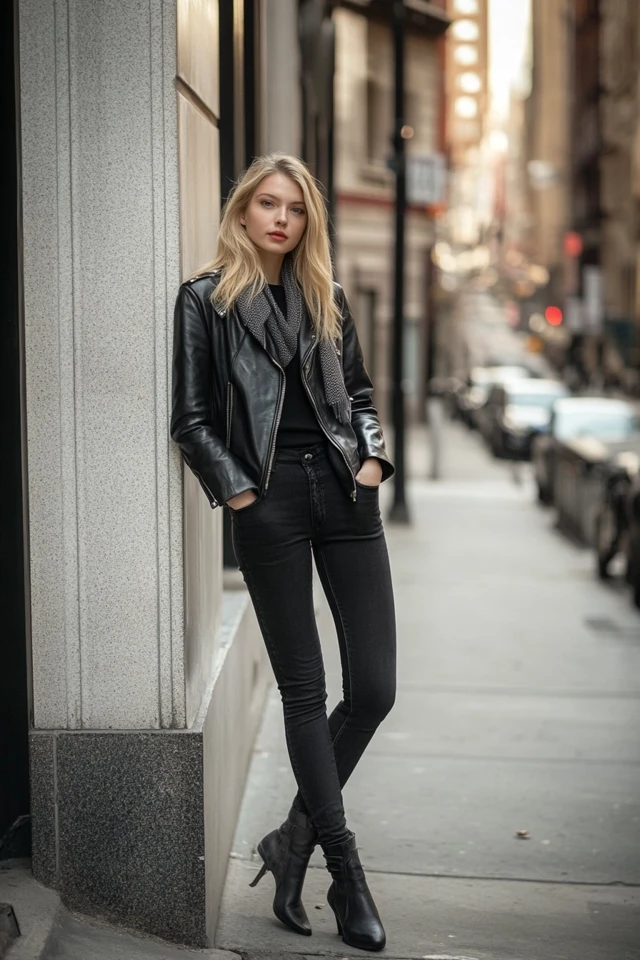 Sleek Leather Jackets for Cool Fall Nights - photo 5