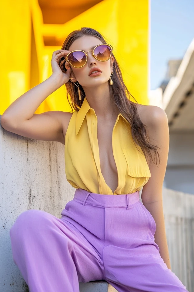 Lavender and Yellow Pairings for Fresh, Bold Looks - photo 5