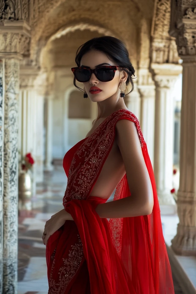 Bold Red Sarees for Cultural Weddings - photo 5