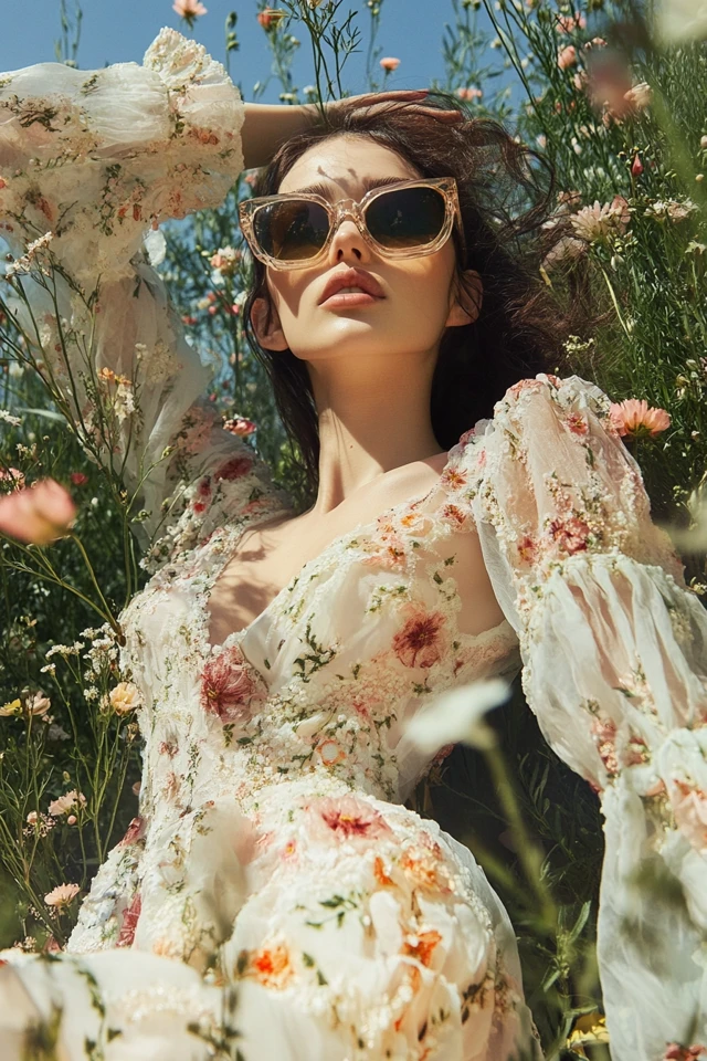 Flowy Floral Dresses for Spring Weddings - photo 5