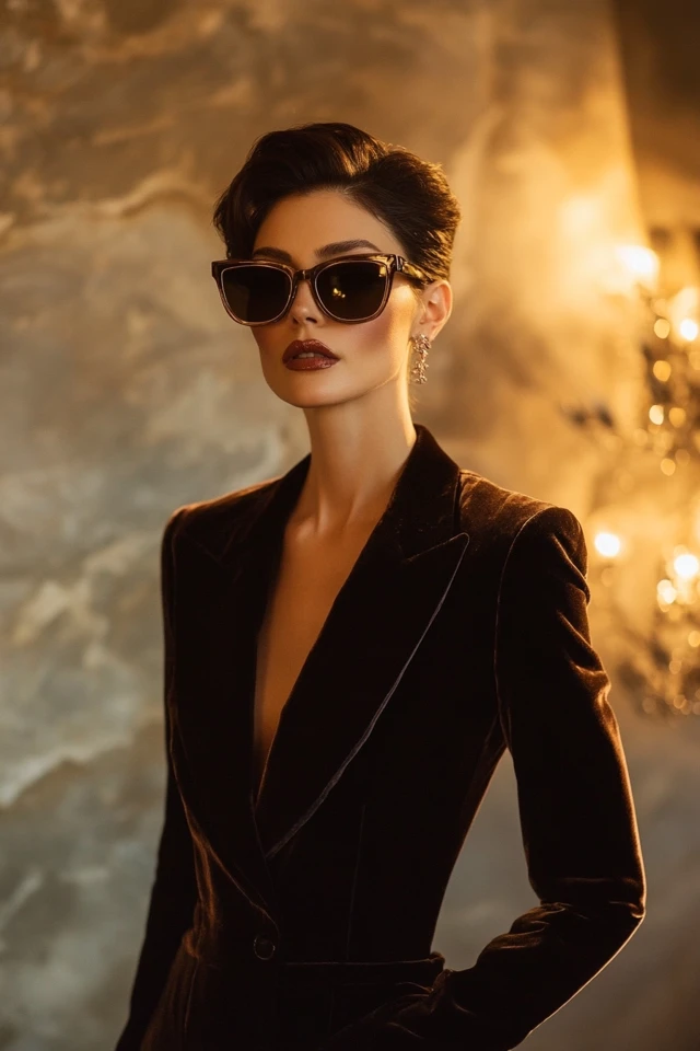Luxe Velvet Pantsuits for Fall Evening Wear - photo 5