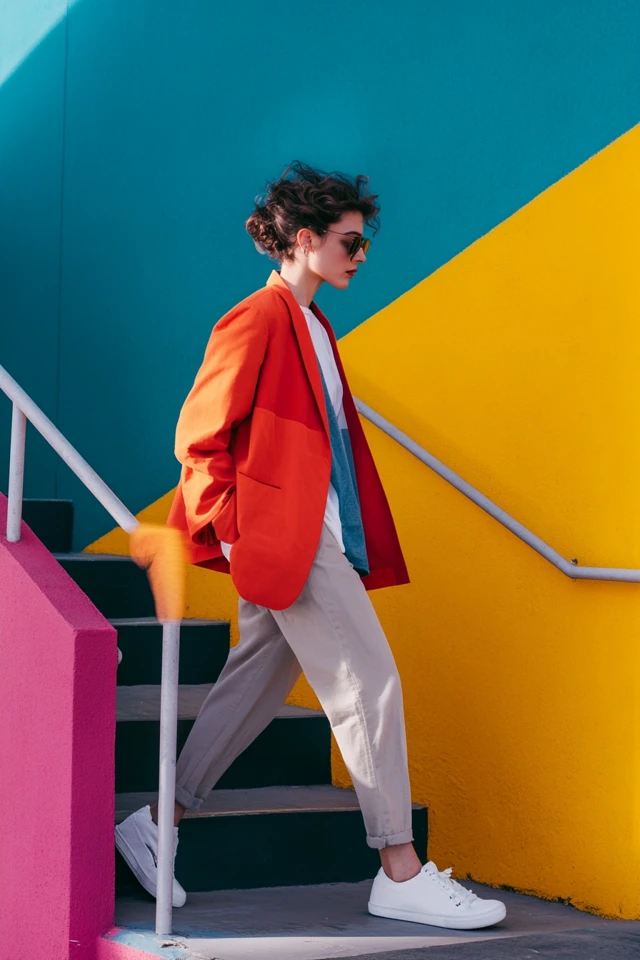 Vibrant Color Blocking Tips for Statement Jackets - photo 9