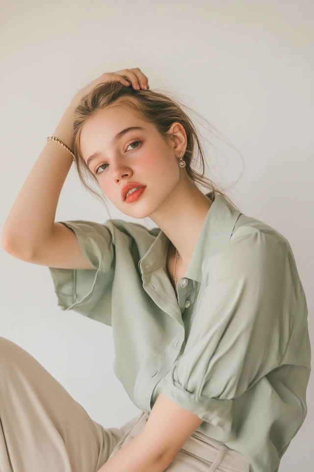Soft Muted Color Palettes for Minimalist Blouses - photo 9
