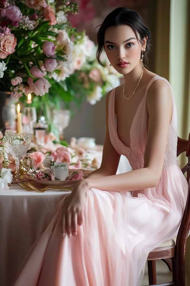 Romantic Pink Dresses for Valentine’s Day Dinners - photo 9