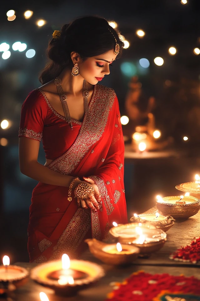 Embellished Sarees for Diwali Celebrations - photo 9